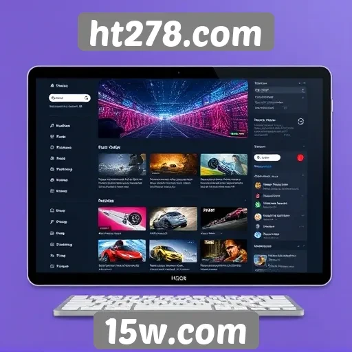 Análise da interface do usuário do site ht278.com